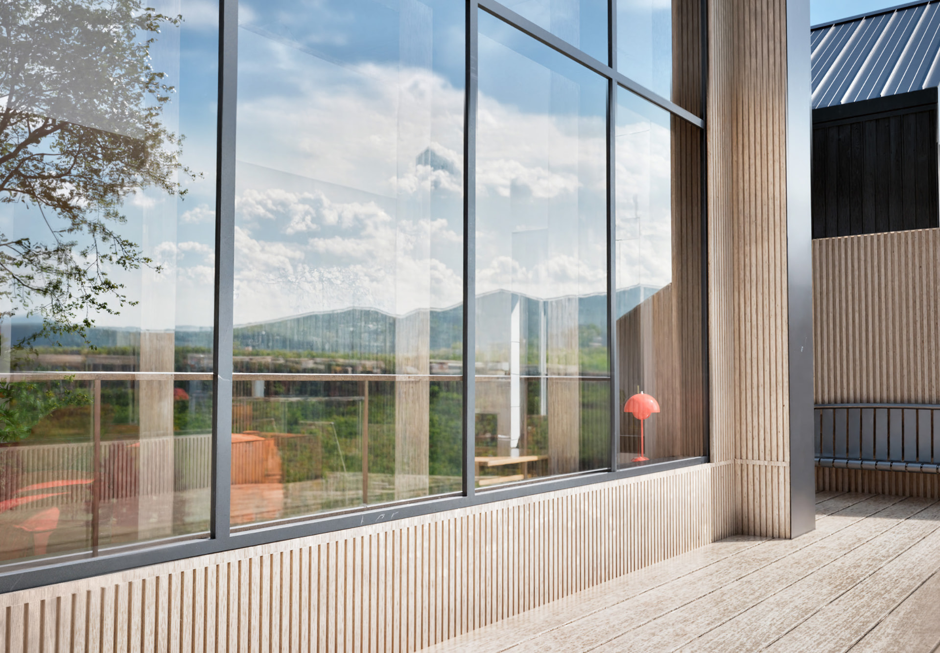 Architectural visualisation of Fjäll Residences — glazing and reflections